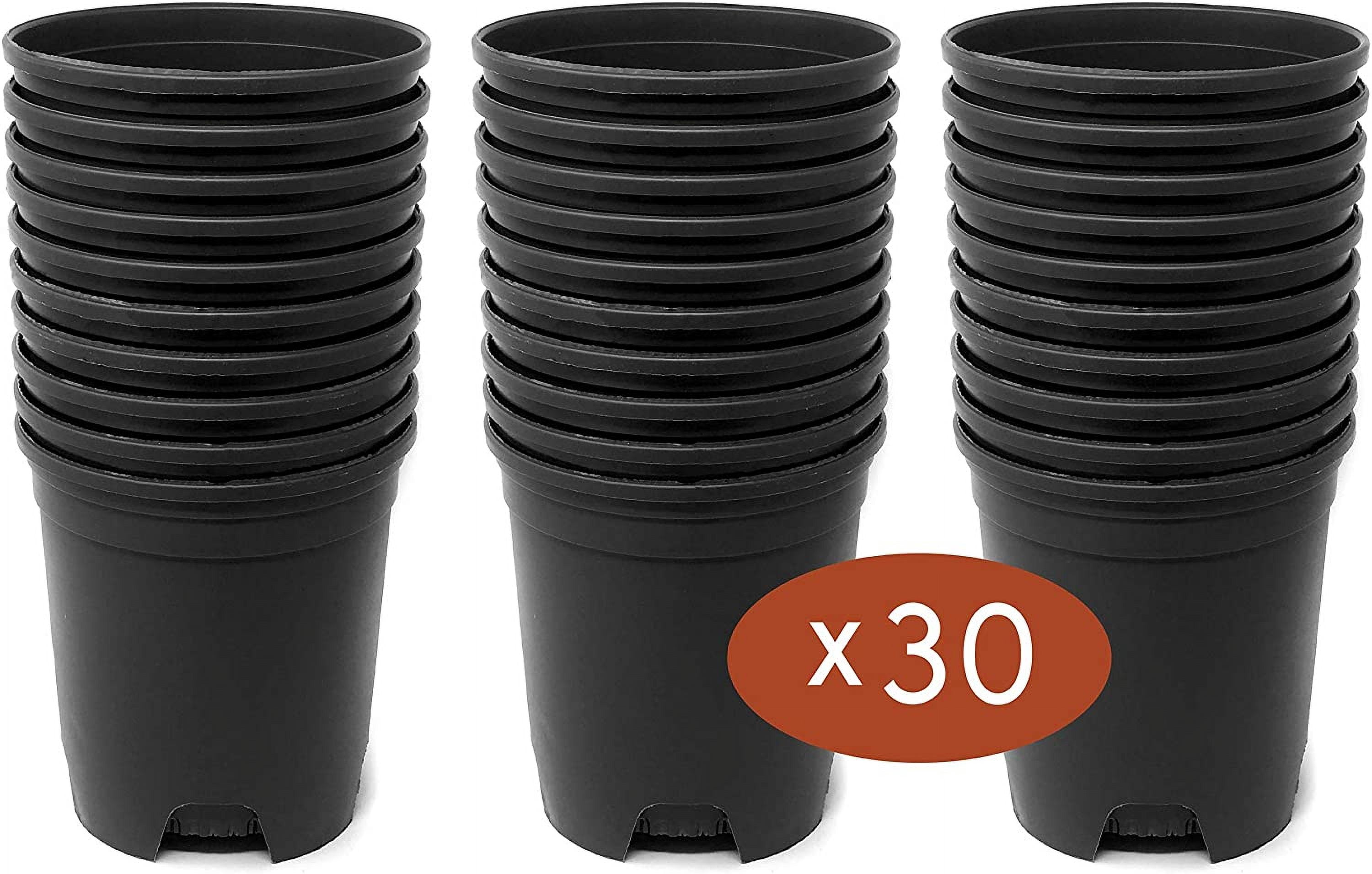 Wholesale Nursery Pot in BulkPlastic Planters for Outdoor Indoor  Gardening Flower Pots with Drainage Holes Color