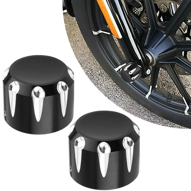 Front Axle Nut Cover, Nut Cover Durability Ability Front Axle Cover Front Axle Skull Cover 2pcs Front Axle For Car For Car Lovers