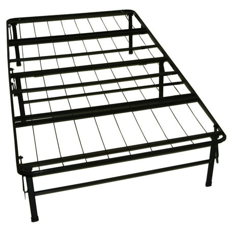 Steel Bed Pedestal - DuraBed Steel Foundation & Frame-in-One Mattress Support System Foldable Bed Frame, Twin-size