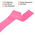 thumbnail image 4 of Unique Bargains 43.3' Non-Slip PU Tennis Racket Overgrip Tape Wraps with Hole Pink 12 Pack, 4 of 7