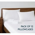 thumbnail image 5 of Truly Soft Hospitality Collection 12-Piece King Pillowcase Set in White, Solid Color, OEKO-TEX Certified, 5 of 6