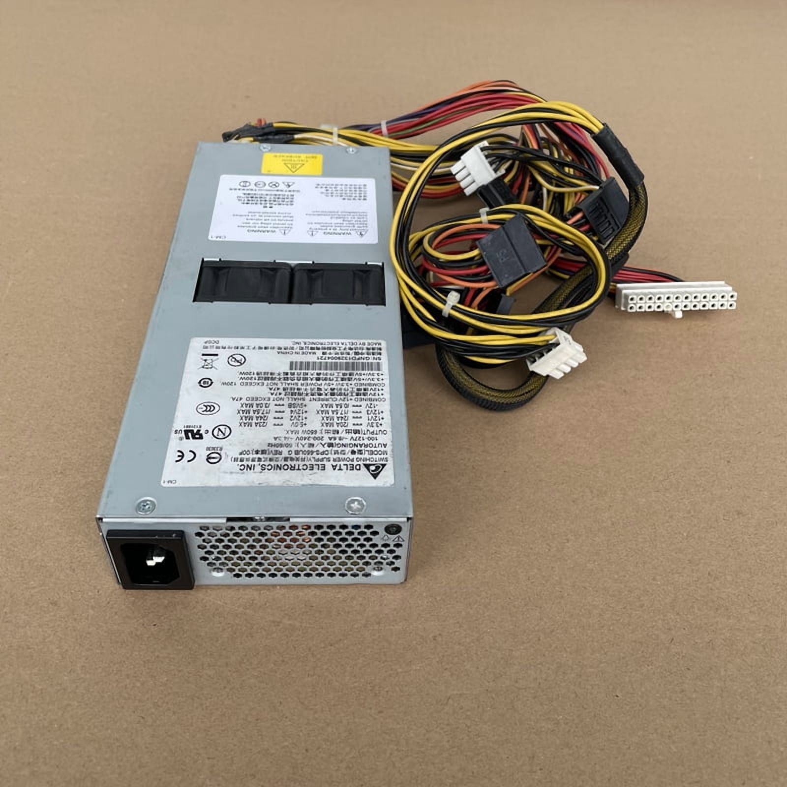 DPS-650UB G 650W 1U Industrial Computer Server Power Supply Dual CPU 8P