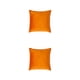thumbnail image 1 of Inteprter Funda Cojín Asiento Funda Cojín Decorativo Naranja Naranja 50x50cm 2piezas, 1 of 6