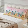 thumbnail image 4 of Cartoon Dinosaur Body Pillow Covers 20"x54", Just A Girl Who Loves Dinosaurs Cute Animals Soft Brushed Microfiber Breathable Throw Pillow Covers, Pillowcase with Zipper for Couch Sofa Bedroom, 4 of 9