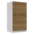 thumbnail image 1 of Alacena Gabinete Superior Madesa Glamy 35 cm 1 Puerta Blanco/Marrón Madesa G2535BGL, 1 of 5