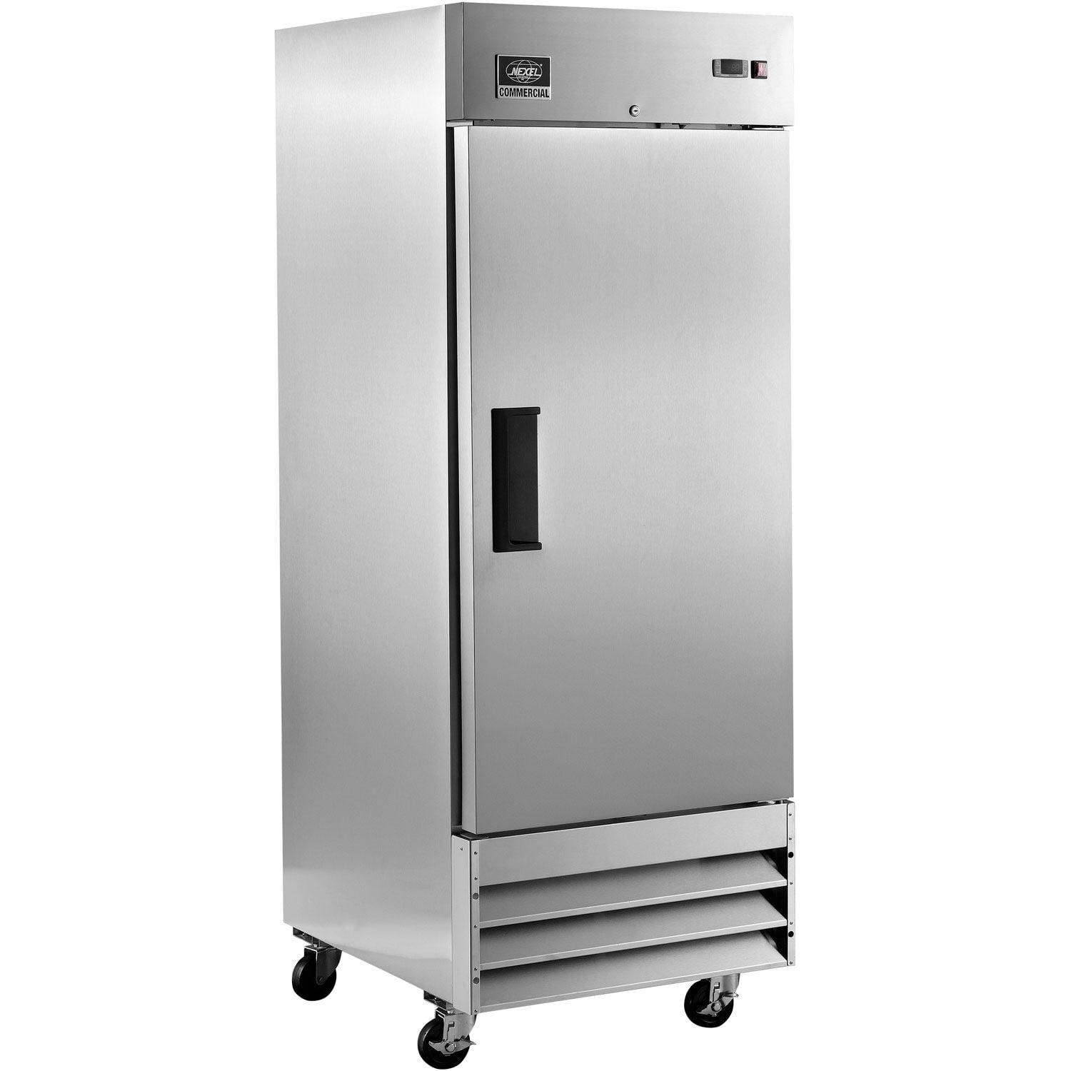 Global Industries 243009 Nexel Reach-in Freezer, 1 Door, 29 x 32.2 x 82.5 in. - 23 Cu. ft., Stainless Steel