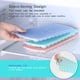 thumbnail image 5 of Bandejas pequeñas para cubitos de hielo con tapa, moldes de silicona para cubitos de hielo, paquete de 2 bandejas de hielo de fácil liberación, para hacer 72 cubitos de hielo BANYUO Hogar, 5 of 7