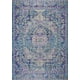 Tapis d'Intérieur/extérieur Traditionnel Bleu Foncé 5'2" x 7'5" – image 1 sur 6