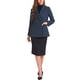 thumbnail image 2 of INSPIRE CHIC Blazers de Oficina para Mujeres con Solapa y Hombreras, Blazer Doble Botonadura, Color Azul Oscuro S, 2 of 6