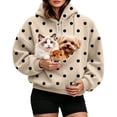 thumbnail image 5 of Unisex Oversized Fit Cat Hoodie with Pouch Pet Hoodies Kangaroo Pocket Dog Pullover Sweatshirt, 5 of 8