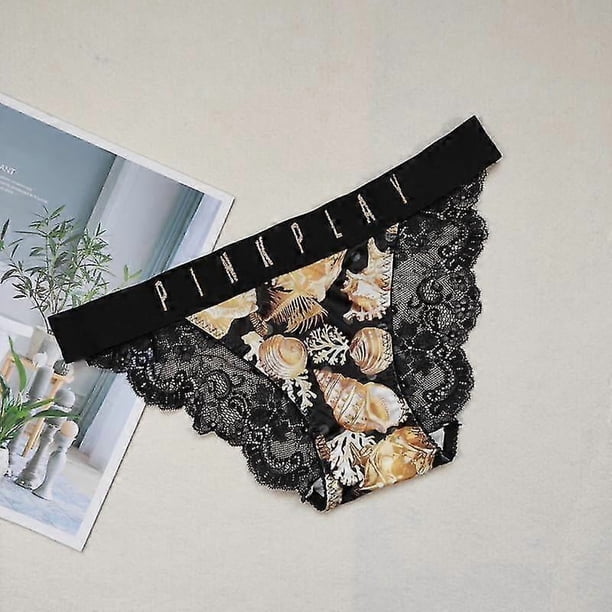 New Year Sexy Lace Ice Silk Couples Panties Low Waist Women's Briefs Sexy Panties Quick Dry Seamless Comfortable Men Boxer Short