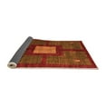 thumbnail image 2 of Ahgly Company Indoor Rectangle Abstract Orange Modern Area Rugs, 8' x 12', 2 of 4