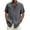 Dark Gray, variant on Abomasnow Men's Short Sleeve Button Down Shirts Casual Loose Fit Lapel Collar Solid Color Tops Summer Beach Vacation Holiday Shirts on Sale 2025