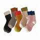 thumbnail image 1 of Chenchen 5 Pairs Retro Striped Socks for Women, Cute Athletic Aesthetic Socks, Vintage Cotton Ankle Sock, 1 of 1