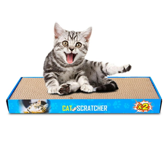 Cat Scratch Pad Large Cat Scratcher with Box for Small Medium and Large Cats