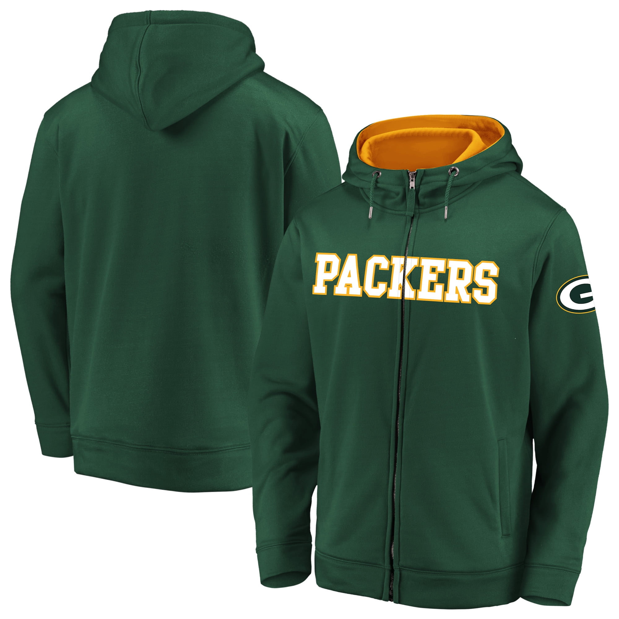 Green Bay Packers NFL Pro Line by Fanatics Branded Run Game Full-Zip ...