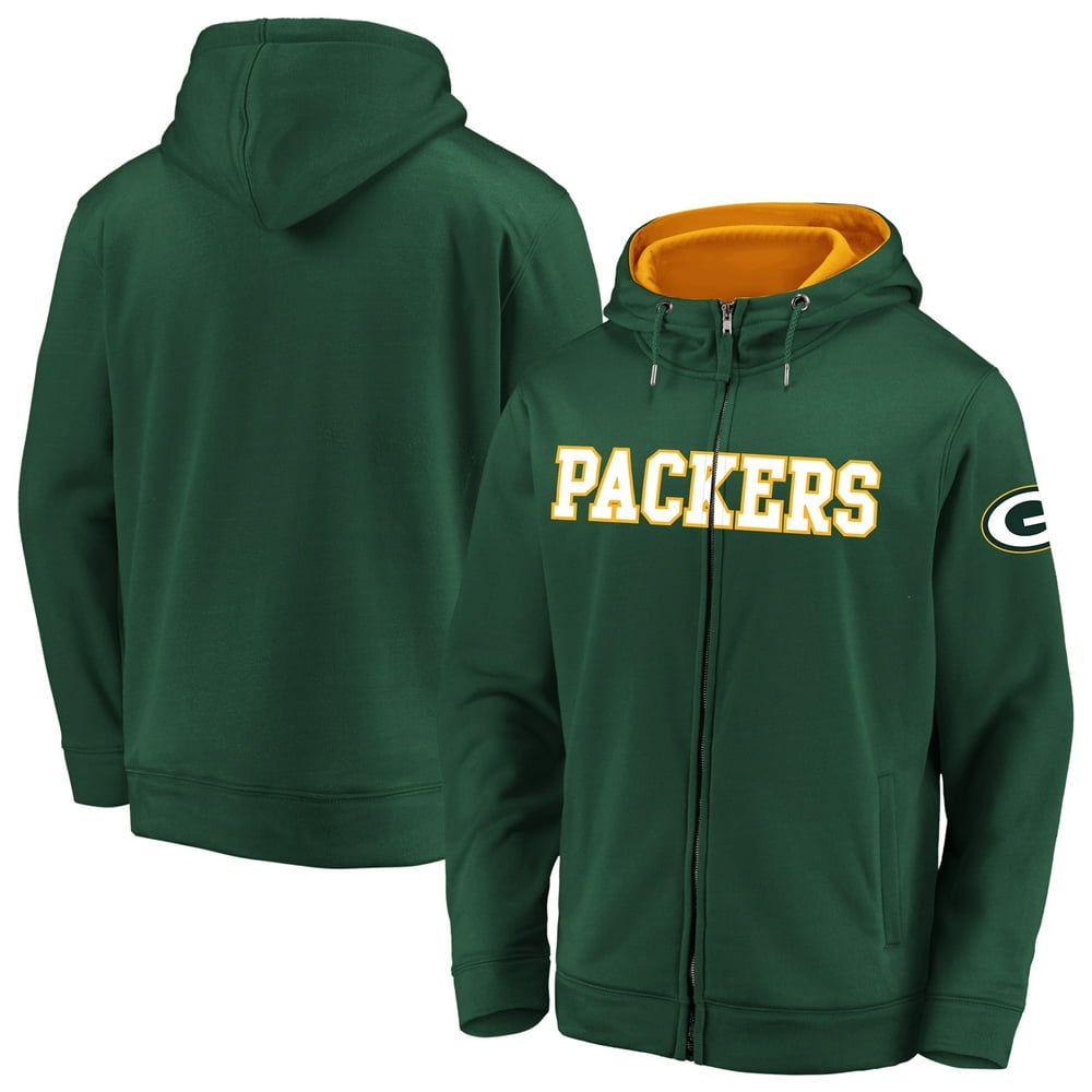 Green Bay Packers NFL Pro Line by Fanatics Branded Run Game Full-Zip ...