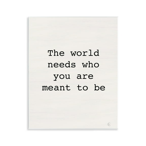 Stupell Industries Inspirational Meant To Be Typography Painting Unframed Art Print Wall Art, 11 x 14