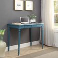 thumbnail image 2 of Convenience Concepts French Country Computer Desk in Blue, 2 of 2