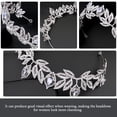 thumbnail image 4 of unbranded Elegant Silver Rhinestone Bridal Headdress for Weddings Parties and Festive Events, 4 of 7