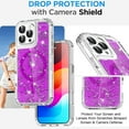 thumbnail image 2 of KOMI for iPhone 16 Pro Max Case Clear,Heavy Duty Durable 3-Layer [Not Yellowing][Military Grade Drop Protection] Shockproof/DropProof Protective Cover for iPhone 16 ProMax 6.9" 5G, 2 of 7