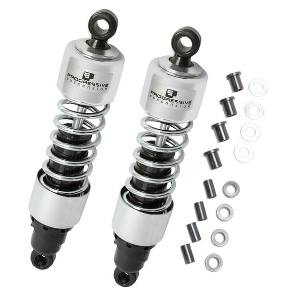 Progressive 412 Series Heavy Duty Chrome 12.5" Rear Shocks (412-4060C)