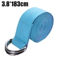 thumbnail image 2 of Correa de yoga Estrela hecha con anillo en D ajustable, mejora la flexibilidad y la fuerza para yoga estiramiento fitness, 2 of 5