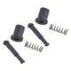 thumbnail image 4 of New 2 Sets Throttle Knob Lock Pin Stopper Spring Fit for Chinese Chainsaws 4500 5200 5800 MT-9999, 4 of 5