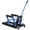 Black+Blue, variant on Accreate Motorcycle Scissor Lift Jack Portable Hydraulic Foot Lift Stand with Wheels Black and Dark Blue