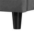 thumbnail image 6 of Renwick Queen Size Upholstered Platform Bed with Slat Support, Dark Gray, 6 of 7