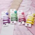 thumbnail image 3 of 5Pcs/Set Femmes Fleur Croix Givré Côté Cheveux Clip Épingle Barrette Bobby Pin, 3 of 8