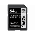 thumbnail image 3 of Lexar Professional 64GB 1667x UHS-II SDXC Memory Card, 3 of 10