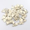 thumbnail image 2 of 200x Animal Fleur Feuille Motif Multifonction Pendentif Bricolage Fait à la Main Décoration Pratique Scrapbooking Artisanat Ornement en Bois, 2 of 9