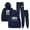 Navy, variant on Jey Uso Four Letters One Word Hoodie Jogger Pants Two Piece Sets Sweatshirts Sweatpants Women Men's Set