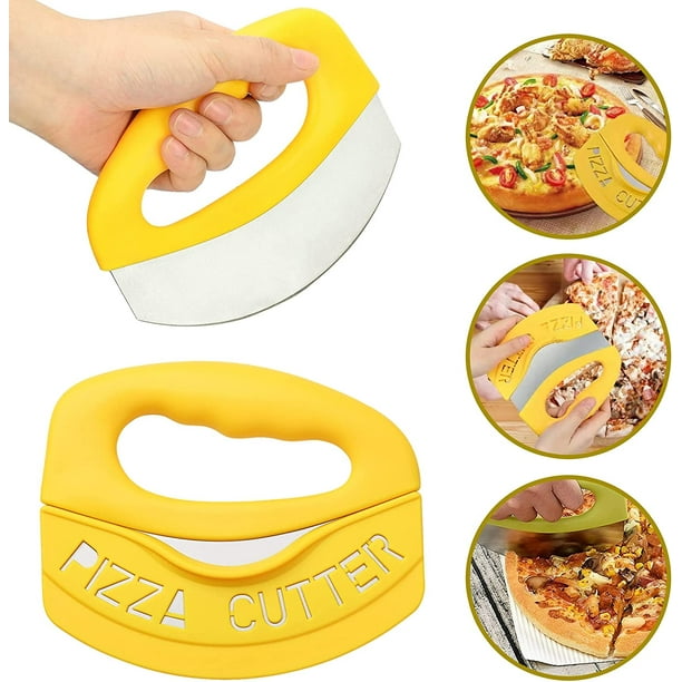 Tintec Pizza Cutter Food Chopper Super Sharp Blade Premium Stainless