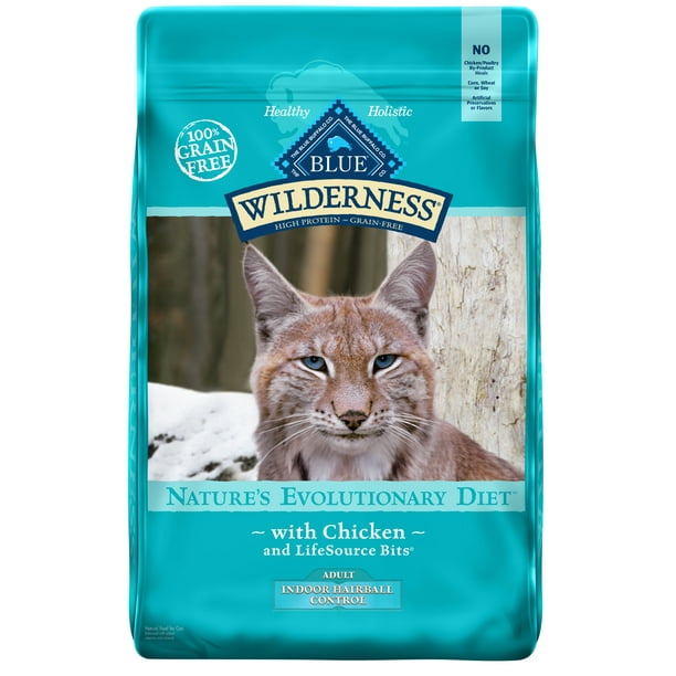 Blue Buffalo Wilderness Chicken Adult Hairball Control High Protein Cat