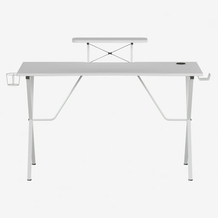 Alamont Home - Mallot Rectangle Contemporary Laminate  Gaming Desk - White