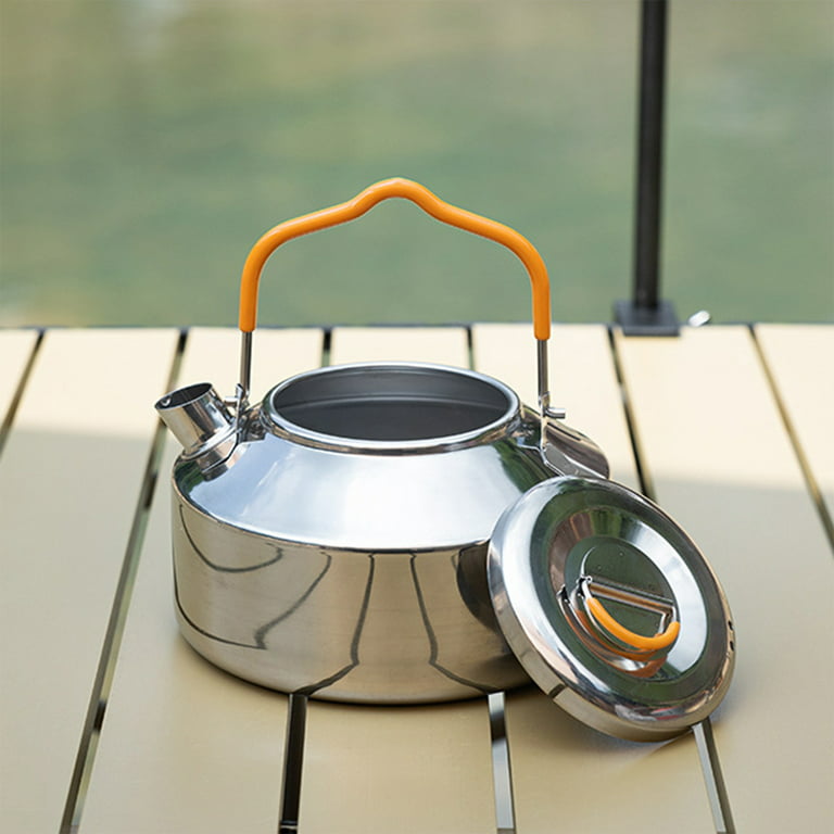 VOSAREA Kettle Portable Stove Burner Portable Water Kettle Camping Cooking Stove  Kettle for Induction Cooktop Tea Pots for Loose Tea Flat Bottom Teapot Home  Teakettle Stainless Steel - Yahoo Shopping