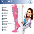 thumbnail image 6 of 3 Pairs Compression Socks for Women & Men Sport Socks for Running, Athletic, Cycling (L-XL/8-11), 6 of 6