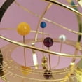 thumbnail image 2 of POINTERTECK Grand Orrery Model Of The Solar System  Rotating Solar System Metal Ornament  Retro Planet Metal Model Kit  Science Art Deco, 2 of 3