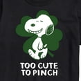 thumbnail image 3 of Peanuts -  Too Cute To Pinch - Men's Short Sleeve Graphic T-Shirt, 3 of 6