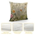 thumbnail image 4 of JEUXUS  Spring Flower Pillow Covers, Green Herbs Plant Leaf Floral Throw Pillow Covers Spring Cushion Case Farmhouse Decorative Pillows for Couch Sofa Home, 4 of 5