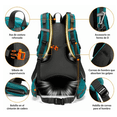 thumbnail image 3 of Mochila Impermeable Bloosom  50l Para Senderismo Montañismo Turquesa, 3 of 5