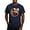 Navy, variant on - Redpanda Men's Fitted T Shirt (Dark) - Men's Fitted T-Shirt