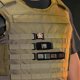 thumbnail image 2 of Morale Patches Display Panel Adapter Morale Patches Badges Panel C Shape Buckles Clip Nylon Webbing Buckles Clip Strap Short Khaki, 2 of 5