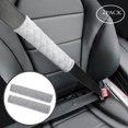 thumbnail image 2 of Soft Auto Seat Belt Cover Seatbelt Shoulder Pad 2 PCS for a More Comfortable Driving Compatible with All Cars and Backpack Black, 2 of 7
