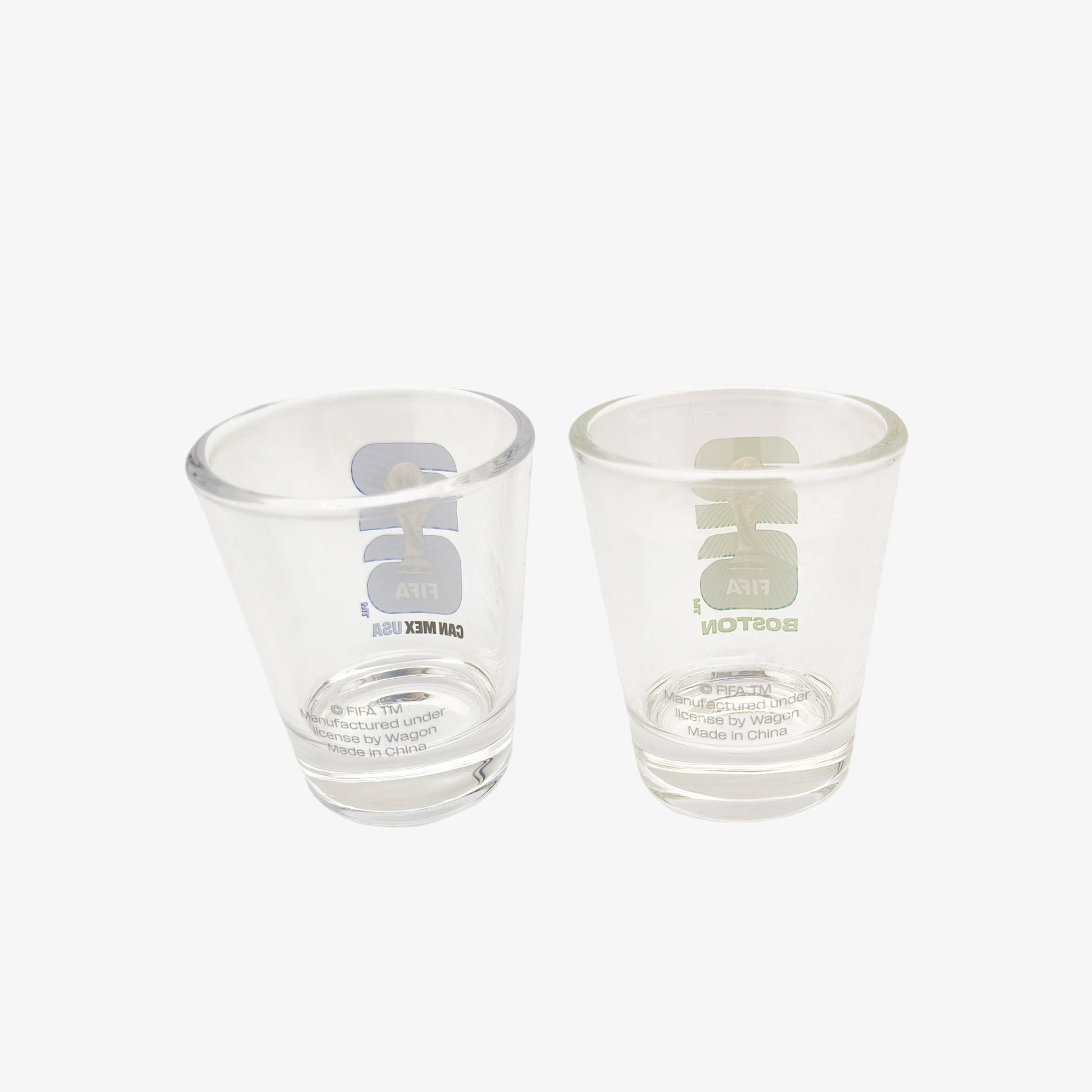 FIFA World Cup 2026 Host City & Country Soccer Shot Glass Set - USA/Boston