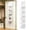 White, variant on Over Door Hanging Storage Organizer with Mesh Window 6 Pocket Wall Mount for Bedroom Dorm Apartment Closet Space Saving