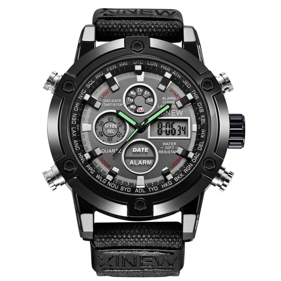 TopLLC Men's Sport Watch Men Nylon Watch Quartz Men Sports Casual Watch men watch