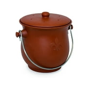 Cedar Grove .75g Terra Cotta Kitchen Countertop Compost System, Includes 1 Charcoal Filter and 4 100% Compostable Bags